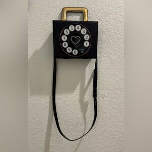 Black and Gold Rotary Phone Handbag by Charming Charlie